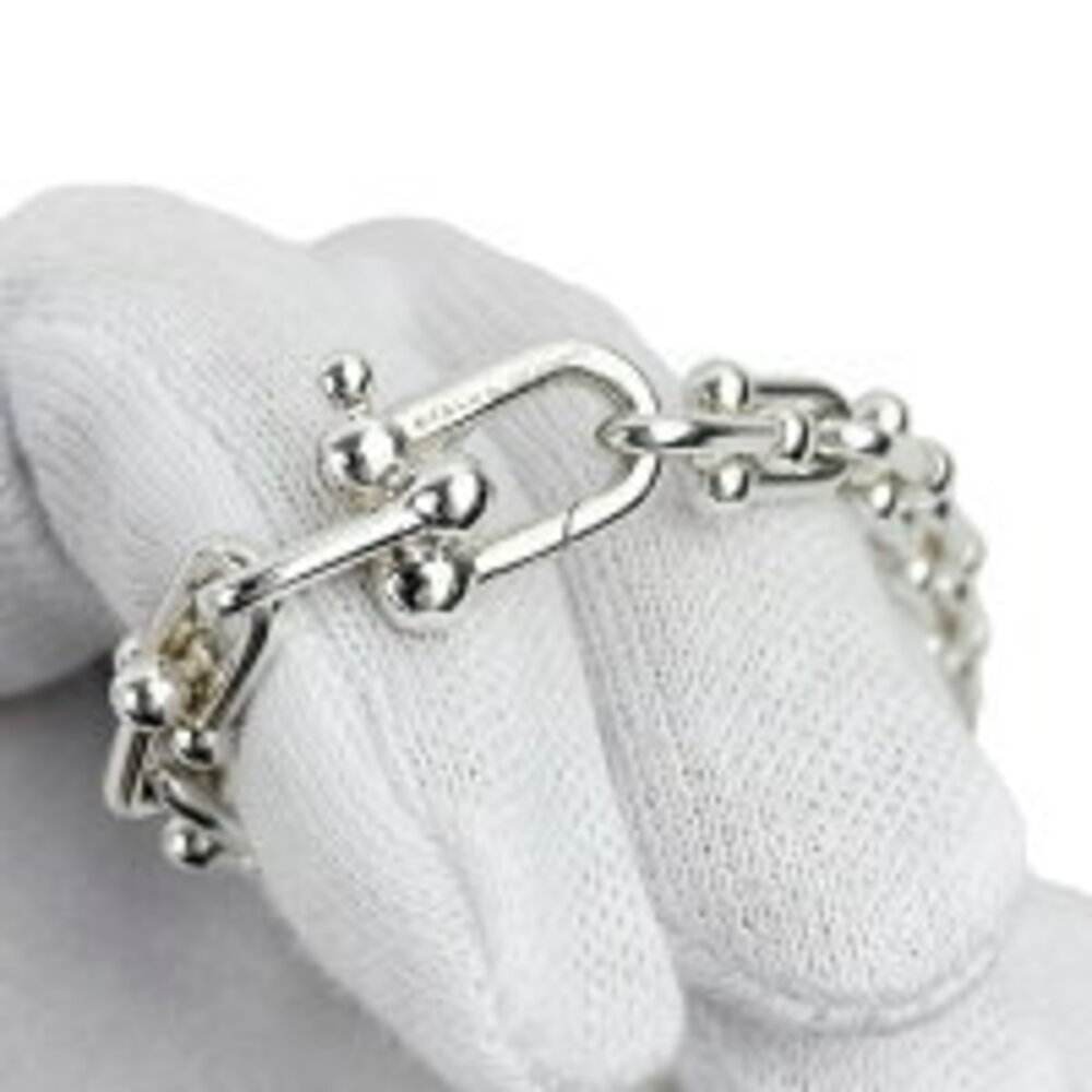 Tiffany Co HardWear Link Necklace Silver